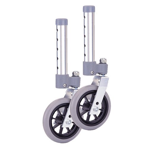 5 Inch Swivel Wheels for 1 Inch Folding Walker