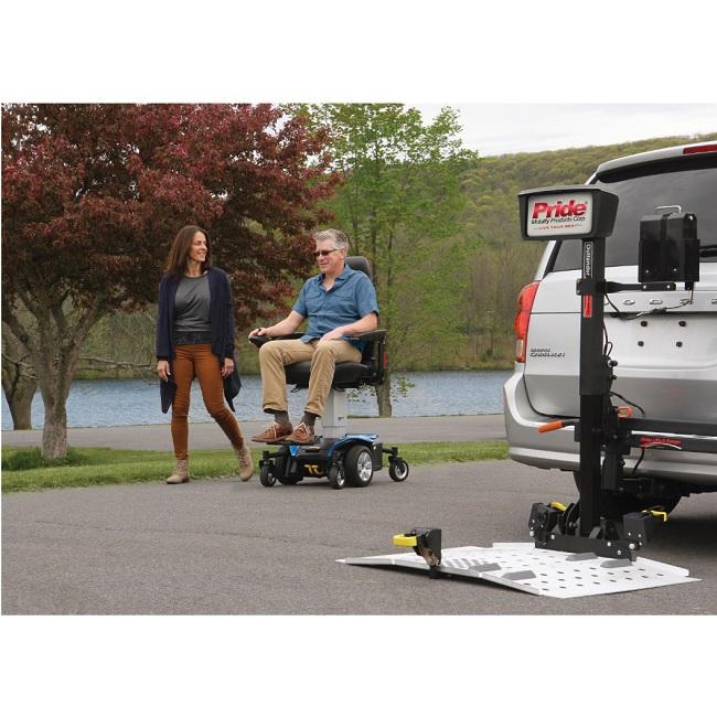 outlander outside power vehicle lift - paragon - harmony home medical