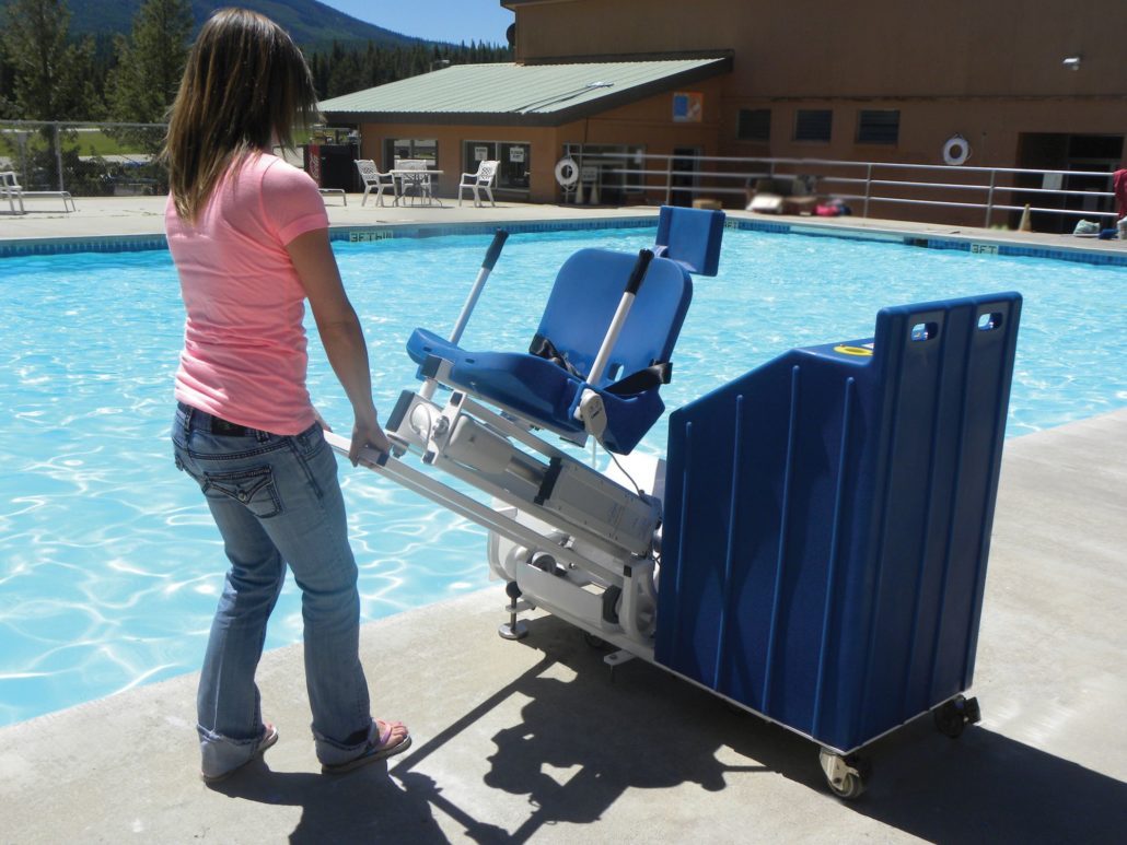 Patriot Portable Pool Lift - Concrete Weights