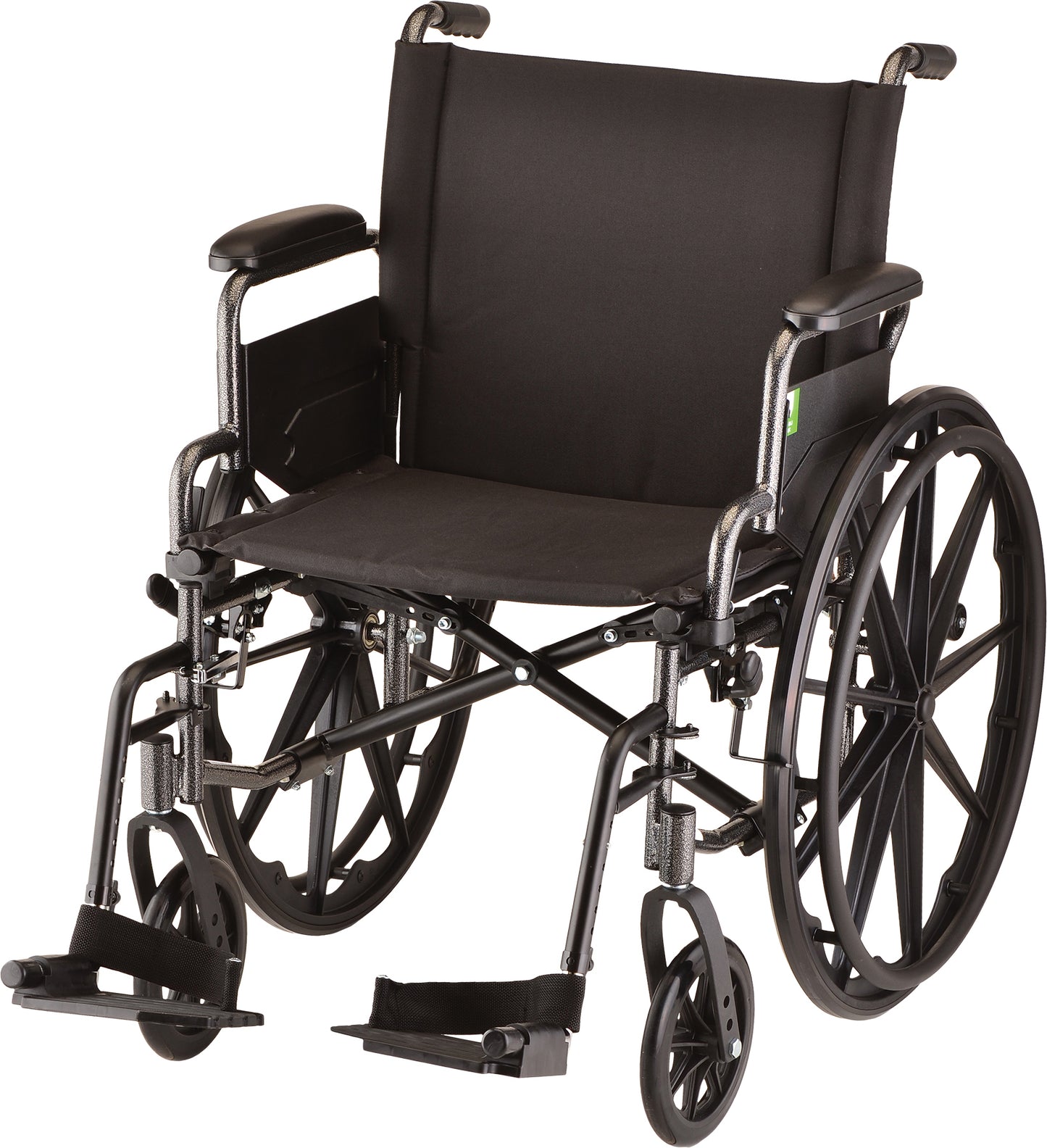 20 Inch 7201 Lightweight Wheelchair with Full ArmsSwing Away Footrests