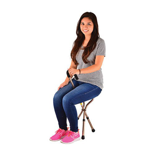 NOVA-3091 Folding Cane Seat and Walking Sticks Chair