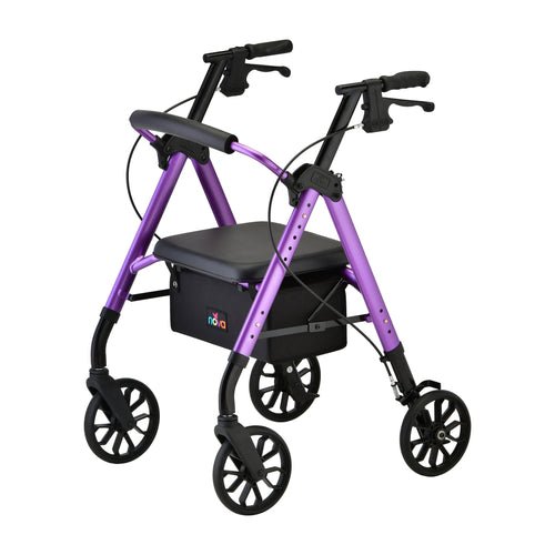 Star 8 Rollator Folding WalkerPurple