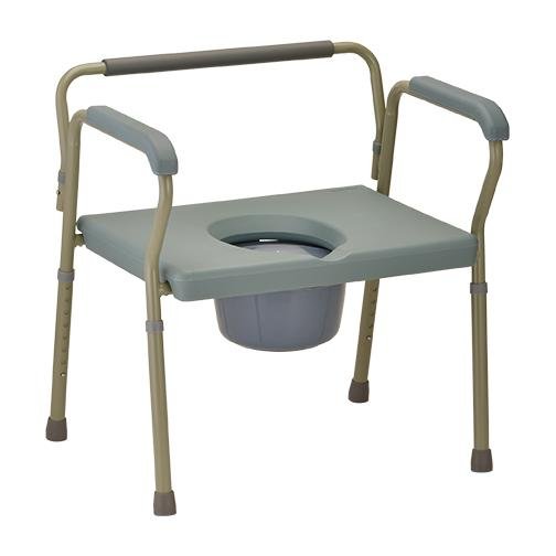 Heavy Duty Commode with Extra Wide Seat