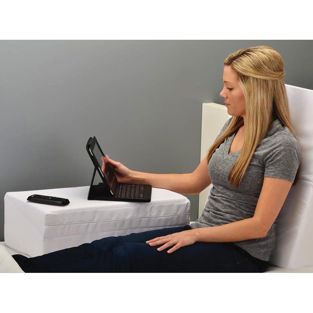 10 Inch Wedge Cushion FoldBlue