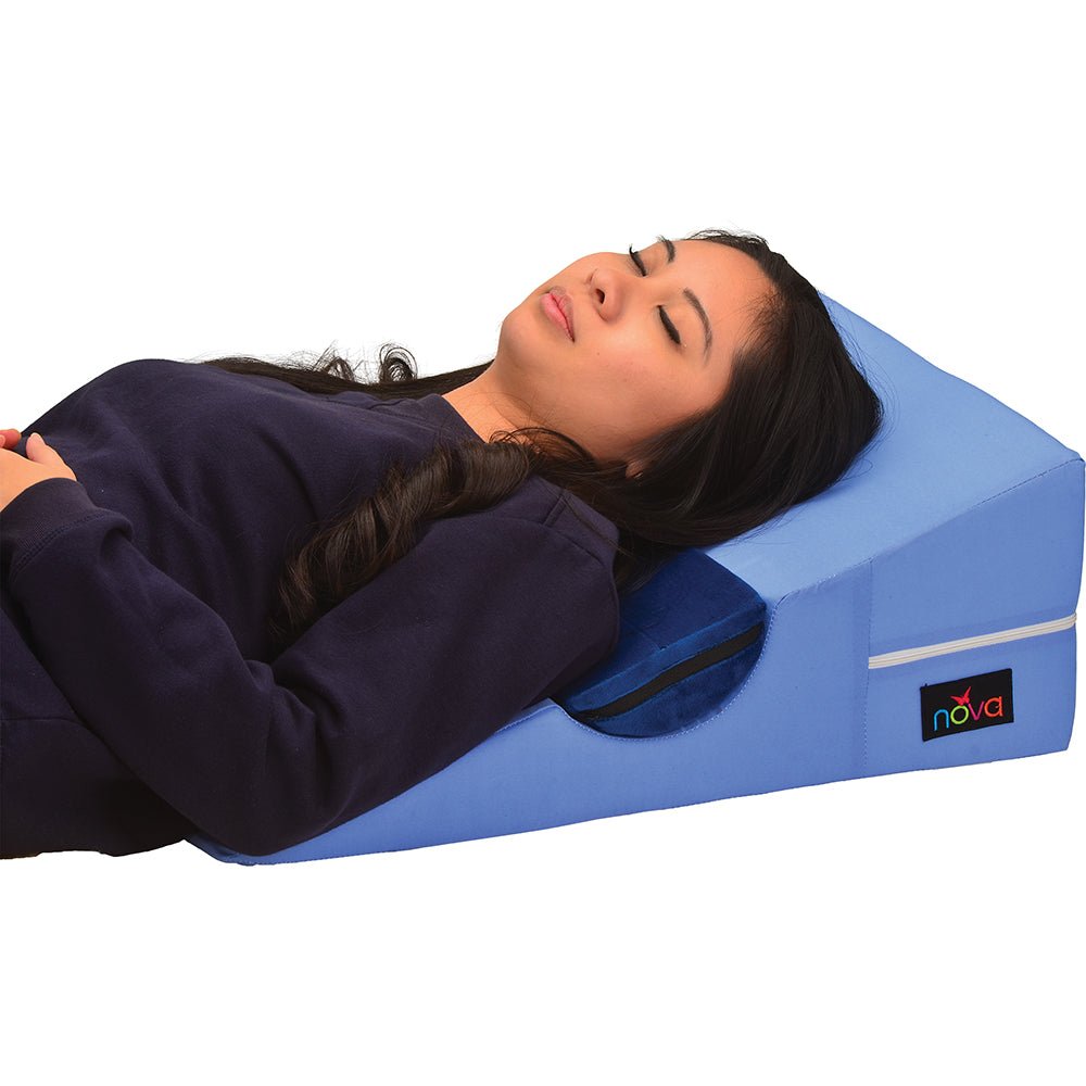 Bed Wedge With Half Roll Pillow