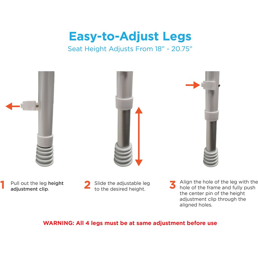 Foldable Shower Chair with Arms