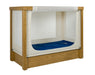Haven Series Twin Size Bed with Fixed Height Bunkie Board and Manual Adjustable Head