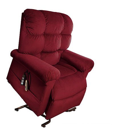 Perfect Sleep Chair with Deluxe 2-Zone MicroluxBurgundy