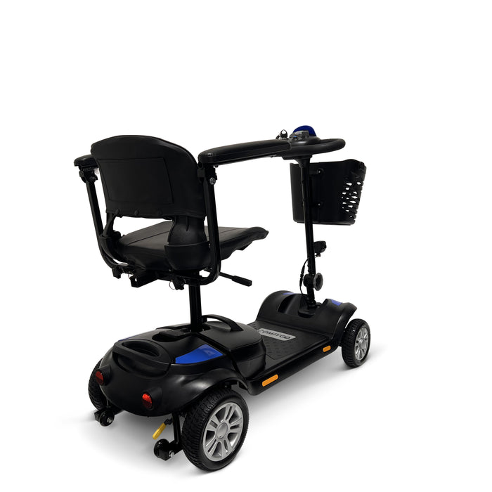 12AH Battery Ultra-Light Electric Mobility Scooter With Quick-Detach FrameBlueStandard Seat