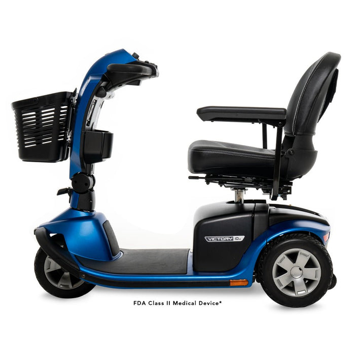 Victory 10.2 Three Wheels Scooter with Batteries (FDA Class II Medical Device)Ocean BlueU1