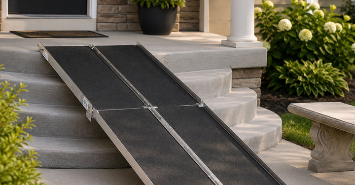 Portable and folding wheelchair ramps