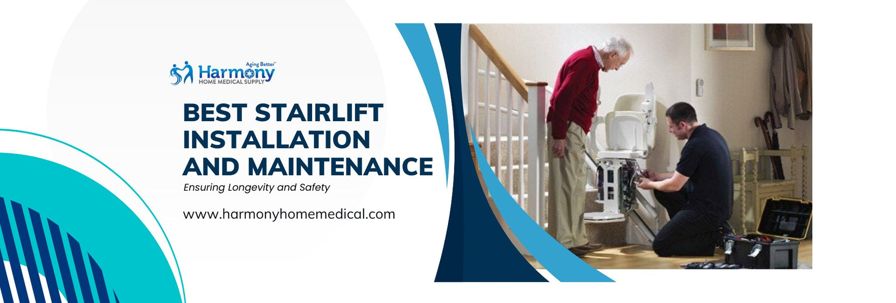 Best Stairlift Installation and Maintenance - Harmony Home Medical Supply