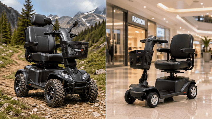 Heavy duty vs standard mobility scooters - Harmony Home Medical Supply