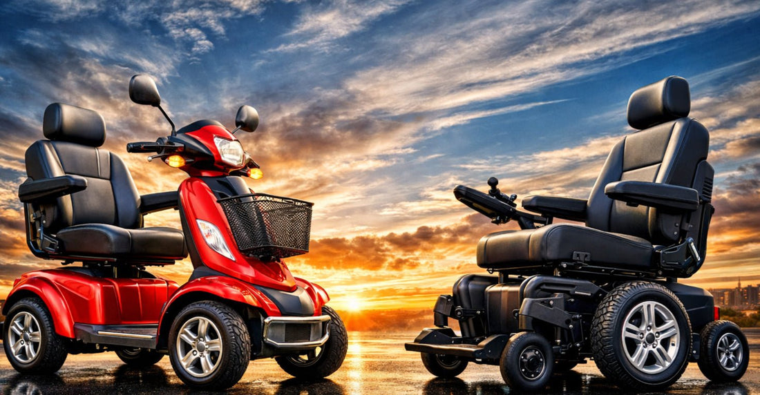 Mobility Scooter vs. Power Wheelchair: How to Know Which One You Need - Harmony Home Medical Supply