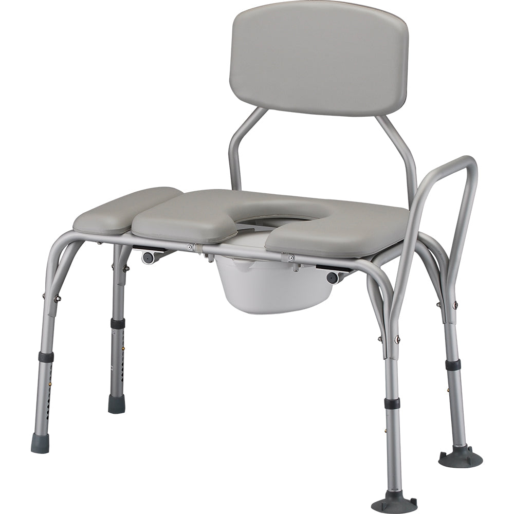 Transfer Bench Commode Padded | Nova Medical Products