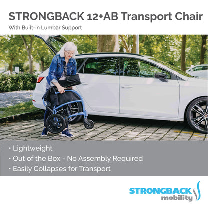 STRONGBACK Excursion 8 Transport Wheelchair