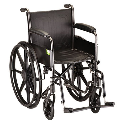 Wheelchair 18" with DFA & Swing Away Footrests