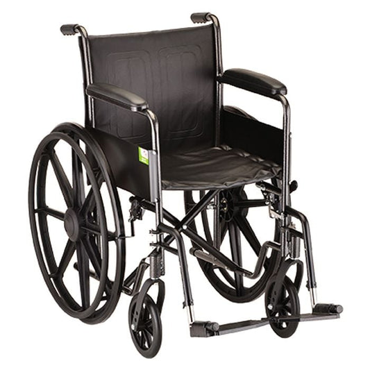 Wheelchair 18" with DFA & Swing Away Footrests