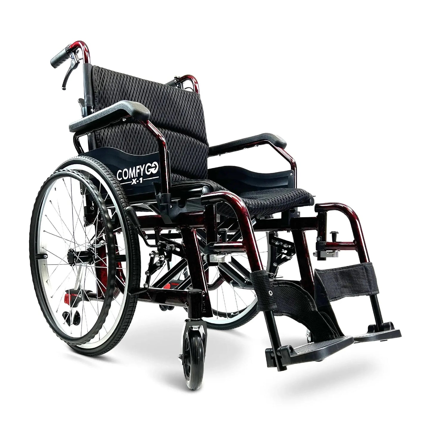 Phoenix Carbon Fiber Electric Wheelchair: Lightweight, Long - Range, Airline ApprovedX - 1 Lightweight Manual Wheelchair