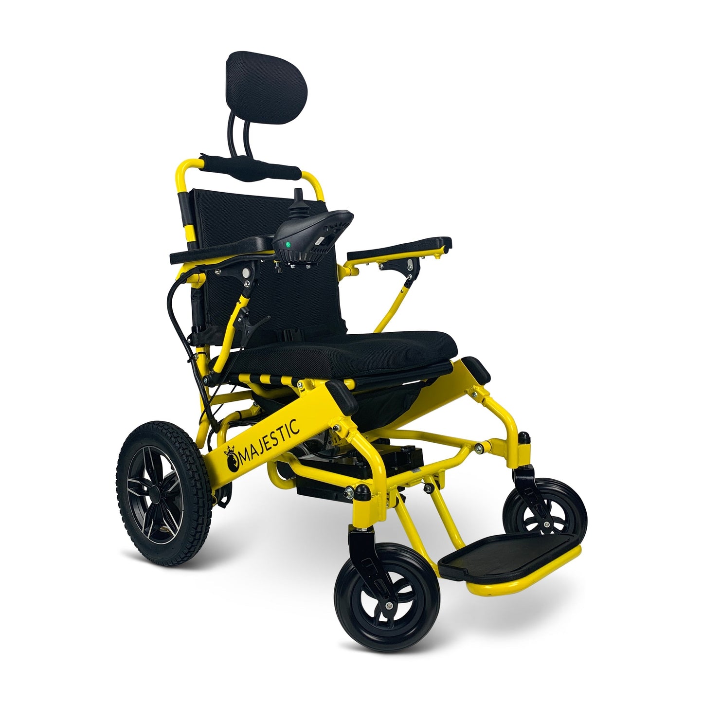 Majestic IQ - 8000 20AH li - ion Battery Remote Controlled Lightweight Electric WheelchairBlackBlack17.5"
