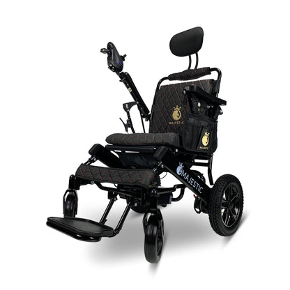Majestic IQ - 8000 20AH li - ion Battery Remote Controlled Lightweight Electric WheelchairBlackBlack17.5"