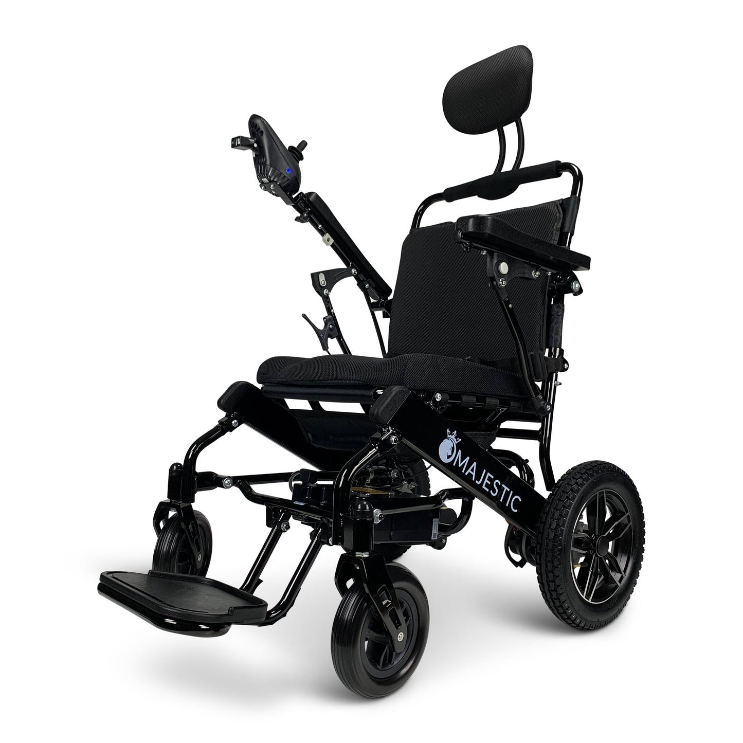Majestic IQ - 8000 20AH li - ion Battery Remote Controlled Lightweight Electric WheelchairBlackBlack17.5"