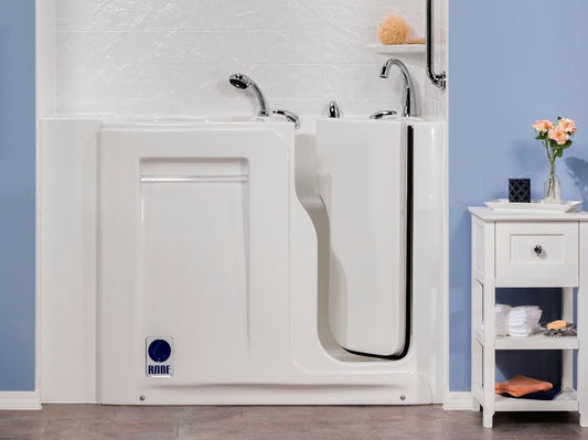 RC2 Pacific Residential Walk-in TubsRC2 Soaker- Left Hand; White; Chrome