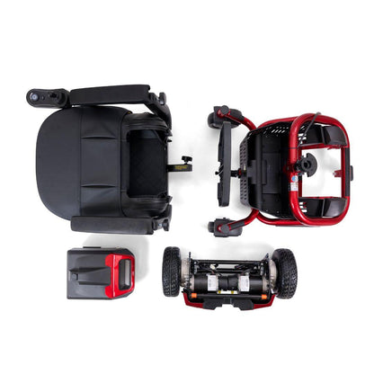 Literider Envy GP162 Power WheelchairCherry Red