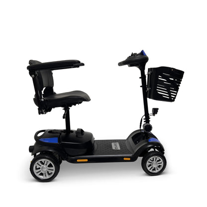 20AH Battery Ultra - Light Electric Mobility Scooter With Quick - Detach FrameBlueSuper Seat