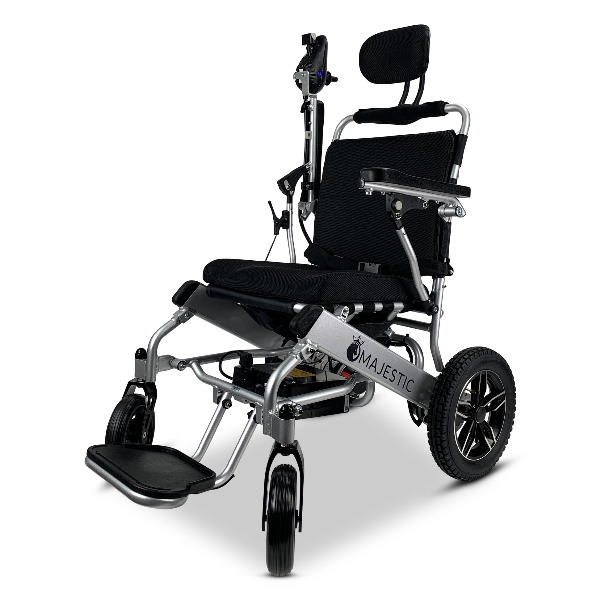 Majestic IQ - 8000 20AH li - ion Battery Remote Controlled Lightweight Electric WheelchairBlackBlack17.5"