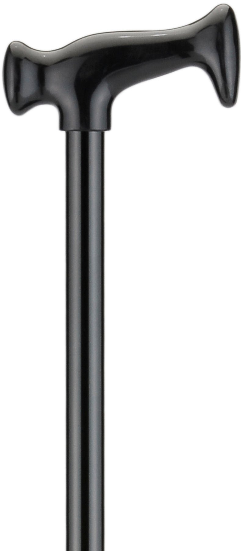 Wood Derby Handle Aluminum CanesBlack