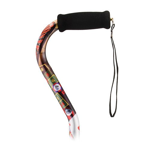 Walking Cane with Offset HandleCasino Days