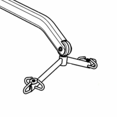 Hoyer 4-Point Adaptive Positioning Powered Spreader Bar with Scale