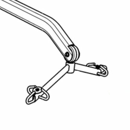 Hoyer 4-Point Adaptive Positioning Powered Spreader Bar with Scale