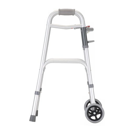 Pediatric Folding Walker with 5 Inch Wheels