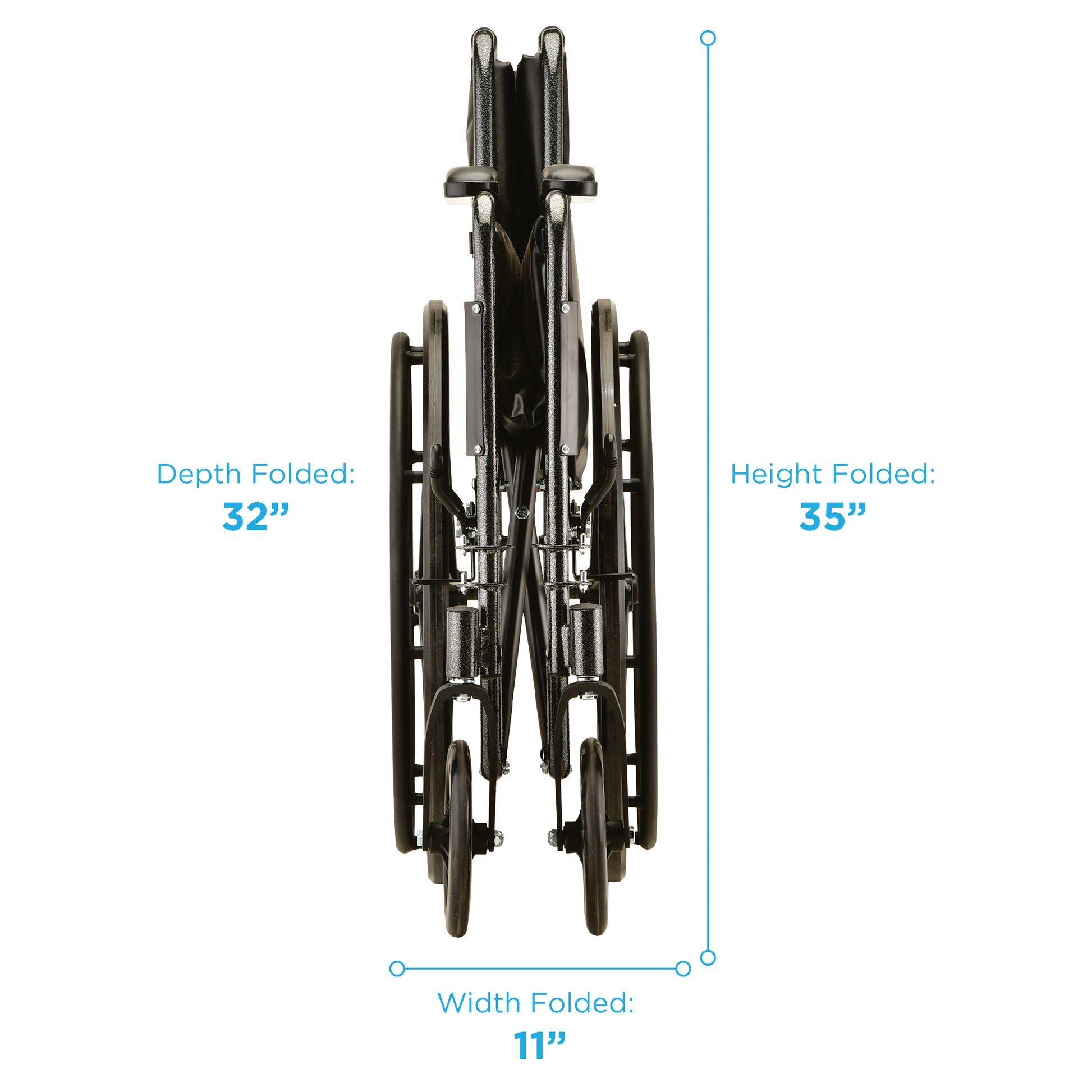 18 Inch 5080 Steel Wheelchair with Fixed ArmsElevating Leg Rests