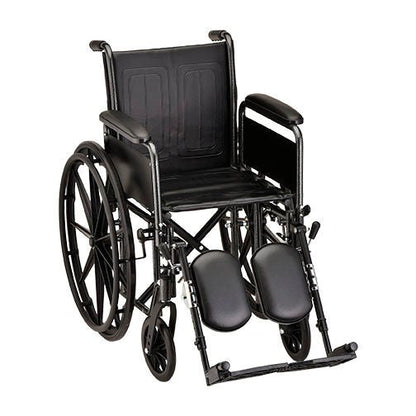 16 Inch 5166 Steel Wheelchair with Detachable Arms