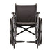 16 Inch 5160 Steel Wheelchair with Detachable ArmsElevating Leg Rests