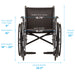 18 Inch 5185 Steel Wheelchair with Detachable ArmsElevating Leg Rests