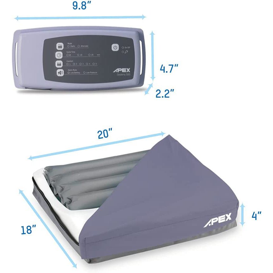 Sedens 500 Seat Cushion with Battery PowerX-Small - 16" x 16