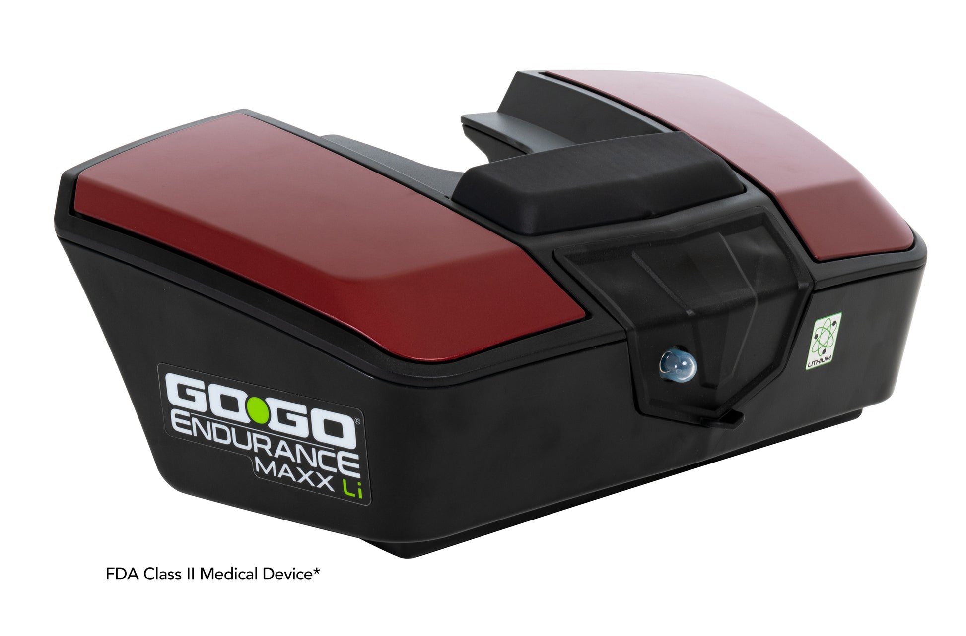 Go-Go Endurance Li Four Wheel Scooter (FDA Class II Medical Device)Garnet Red8AH