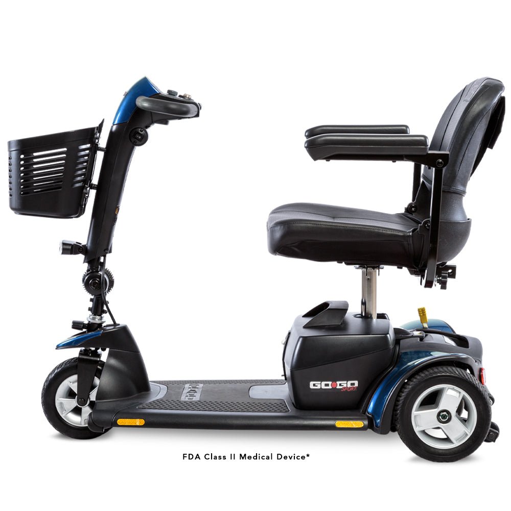 Go-Go Sport Scooter (FDA Class II Medical Device)BlueThree