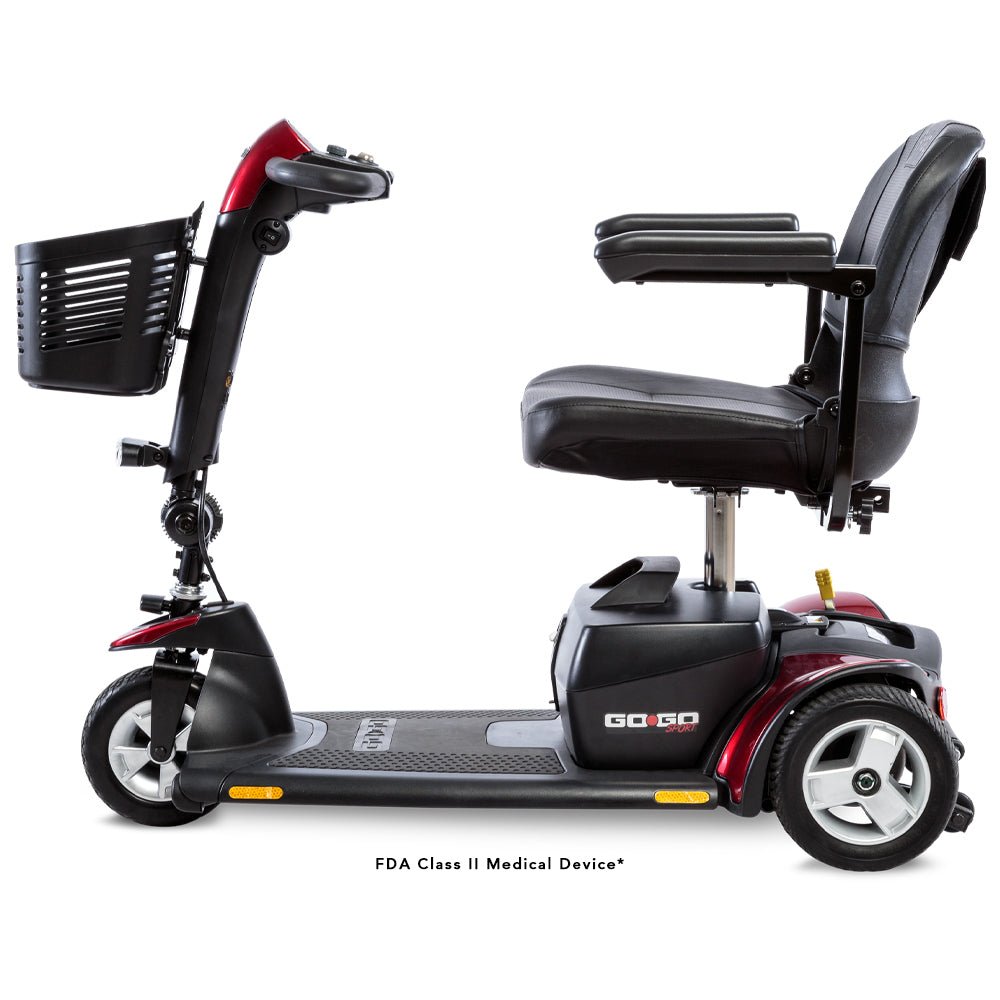Go-Go Sport Scooter (FDA Class II Medical Device)RedThree