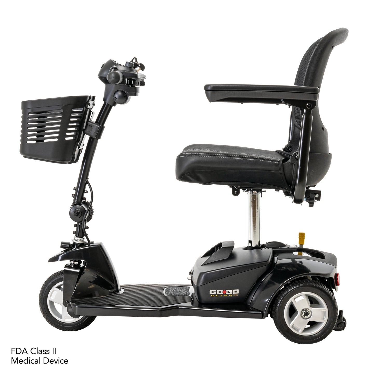 Go-Go S39 Ultra X 3-wheel Scooter (FDA Class II Medical Device) Black