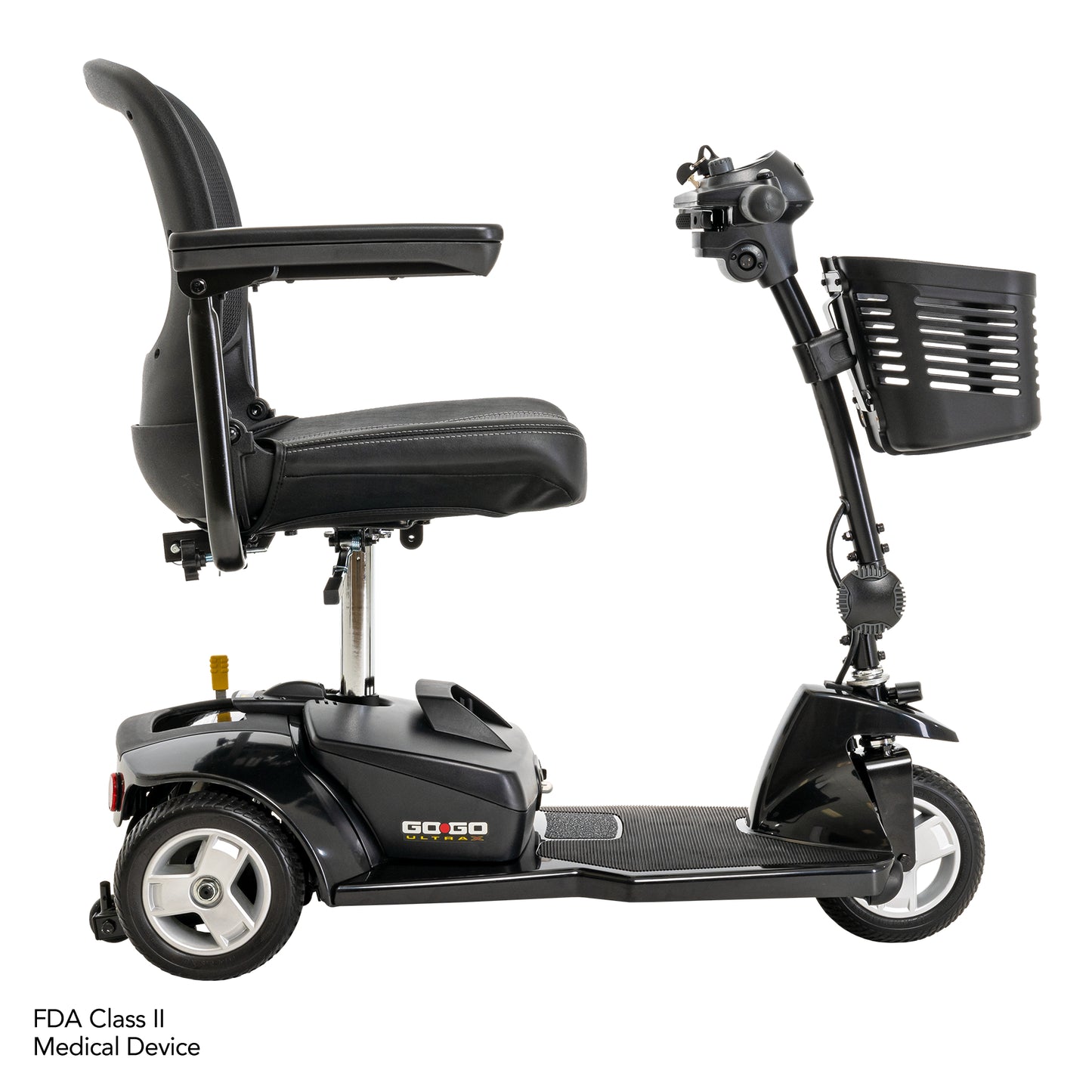 Go-Go S39 Ultra X 3-wheel Scooter (FDA Class II Medical Device) Black