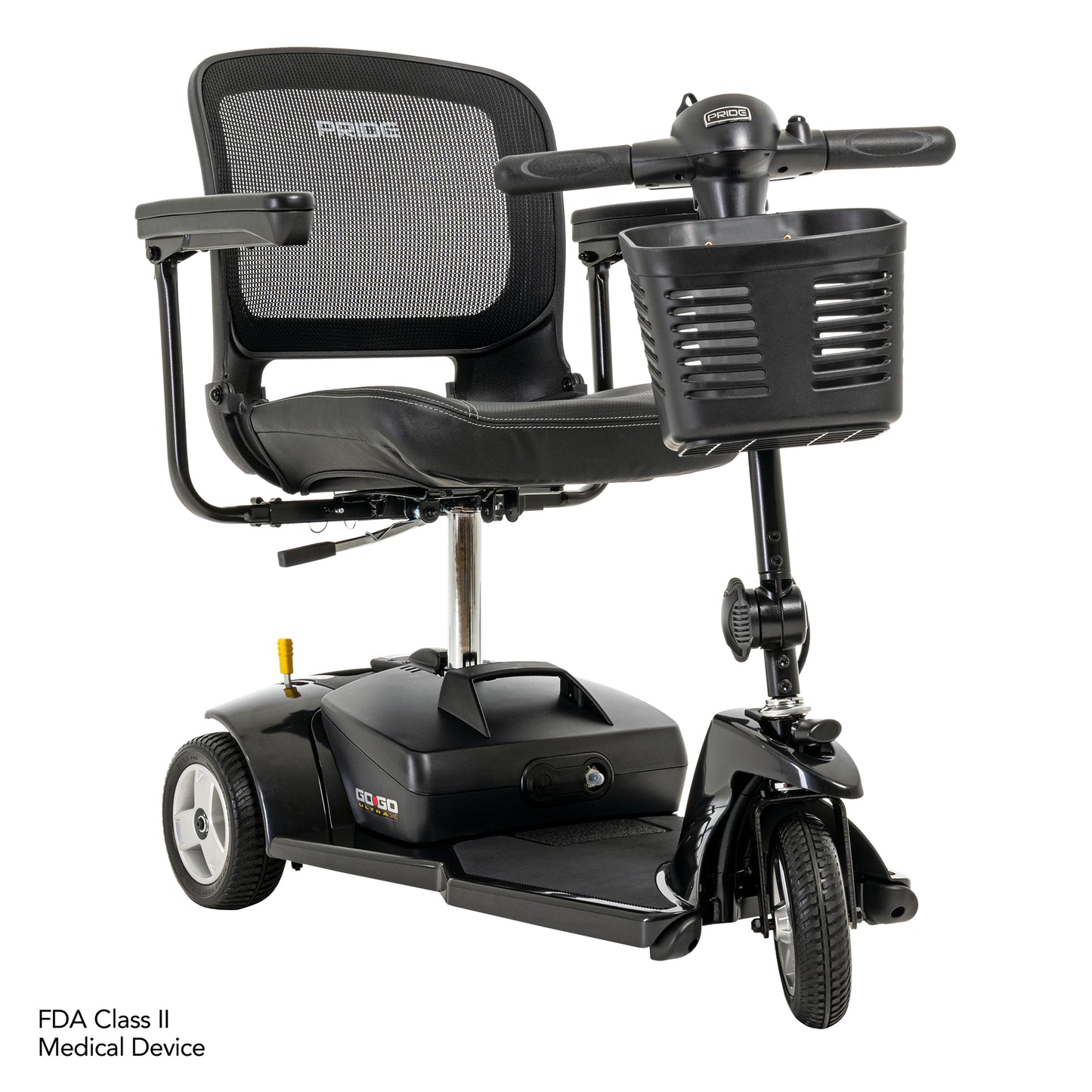 Go-Go S39 Ultra X 3-wheel Scooter (FDA Class II Medical Device) Black