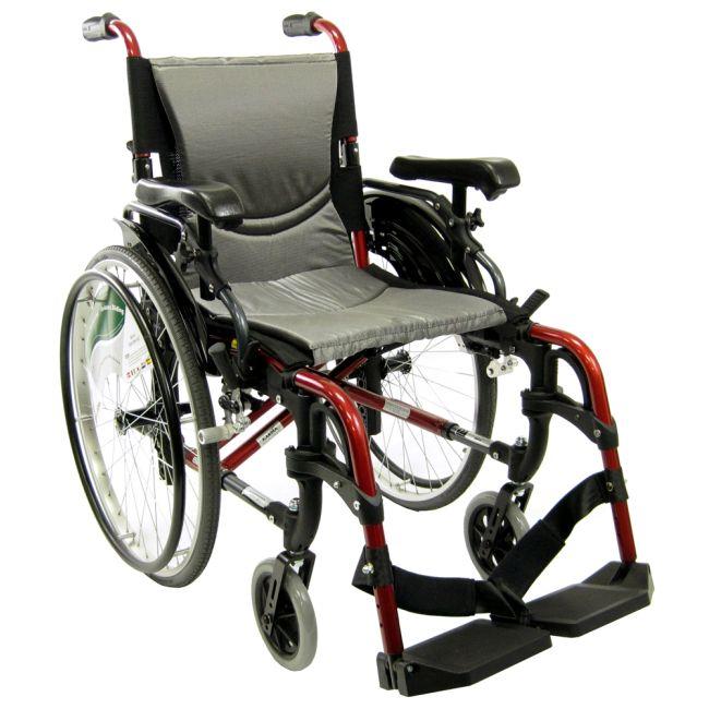 Ergonomic S-305Q manual lightweight wheelchair - karman healthcare - harmony home medical