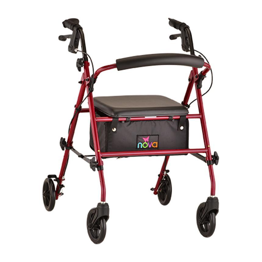 journey rolling walker - nova - harmony home medical