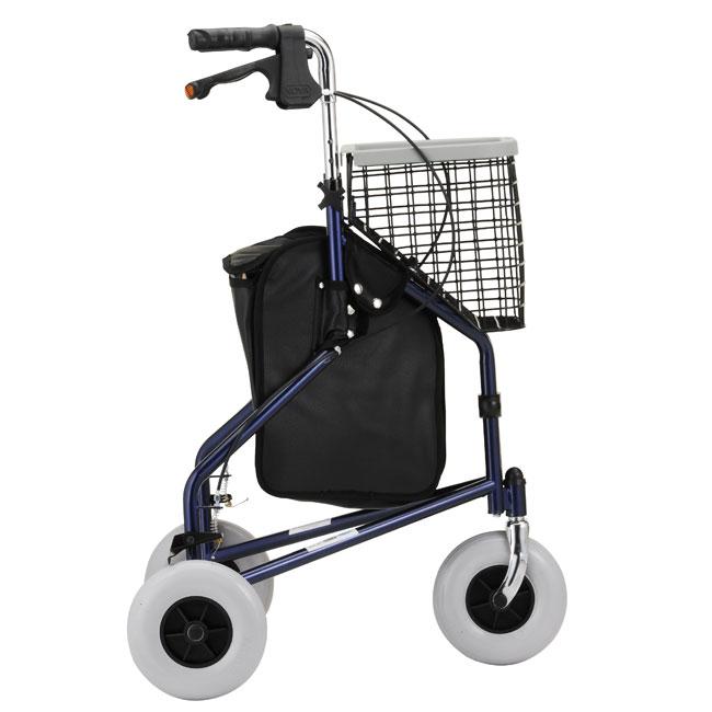 traveler 3 wheel rolling walker - nova - harmony home medical