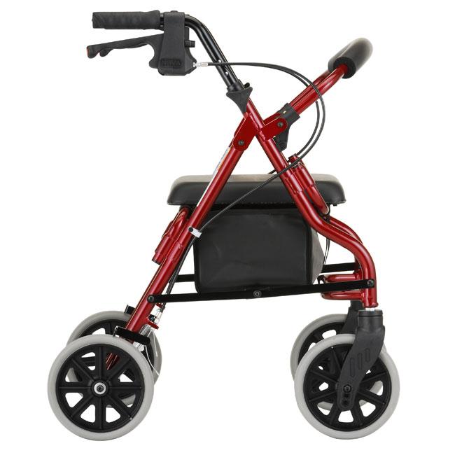 zoom series rolling walkers - nova - harmony home medical
